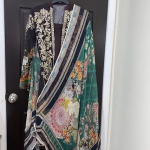 Pakistani Coat style shalwar kameez